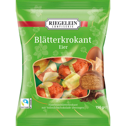 Artikelbild 4 für RIEGELEIN Blätterkrokant-Eier Schokolade 5 St./150,0 g, Artikelnummer 161769