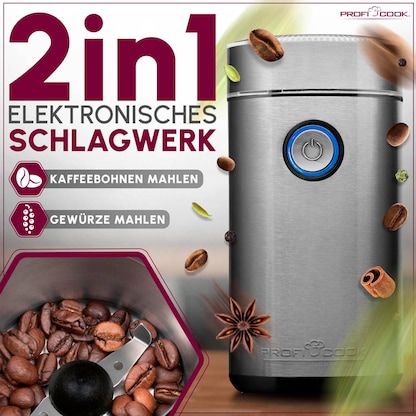 Artikelbild 6 für ProfiCook PC-KSW 1216 Kaffeemühle silber 150 W, Artikelnummer 299619