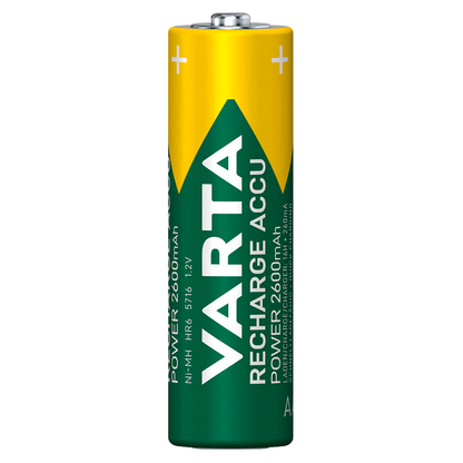 Artikelbild 2 für 4 VARTA Akkus RECHARGE ACCU Power Mignon AA 2.600 mAh, Artikelnummer 808220