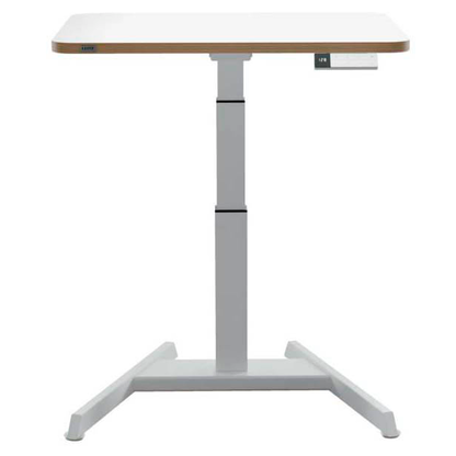 Artikelbild 4 für AKTION: LEITZ Ergo elektrisch höhenverstellbarer Schreibtisch weiß rechteckig, A-Fuß-Gestell weiß 80,0 x 60,0 cm mit 25 Euro CashBack, Artikelnummer 408338