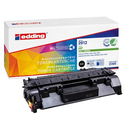 Artikelbild 8 für edding EDD-2012 schwarz Toner kompatibel zu HP 05A; Canon 719(CE505A; 3479B002AA), Artikelnummer 169979