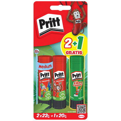 Artikelbild 21 für 2 + 1 GRATIS: 2 Pritt Klebestifte 2x 22,0 g + GRATIS Klebestift 20,0 g, Artikelnummer 301329