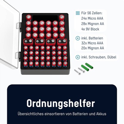 Artikelbild 5 für ANSMANN Batterien-Set 52er-Box Micro AAA, Mignon AA 1,5 V, Artikelnummer 629267