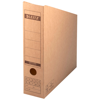 Artikelbild 3 für 10 LEITZ Archiv-Stehsammler Premium braun, Artikelnummer 515019