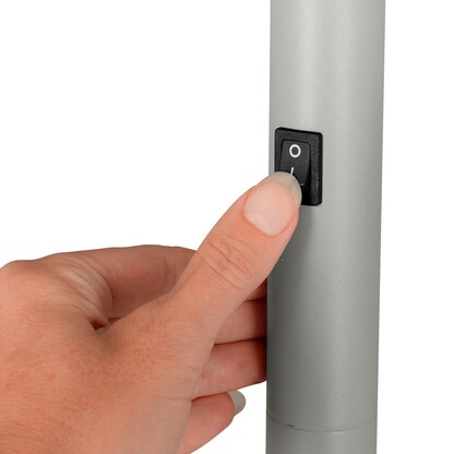 Artikelbild 5 für Hansa Capella Stehlampe silber-grau 80 W, Artikelnummer 719167