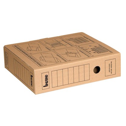 Artikelbild 6 für 20 bene Archivboxen braun 8,0 x 29,0 x 33,0 cm, Artikelnummer 873828