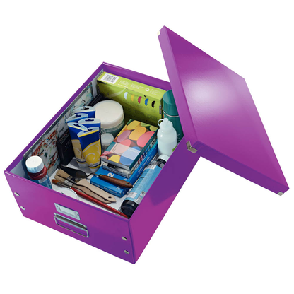 Artikelbild 2 für AKTION: LEITZ Click & Store Aufbewahrungsbox 36,0 l violett 36,9 x 48,2 x 20,0 cm mit Prämie nach Registrierung, Artikelnummer 409831