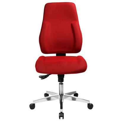 Artikelbild 2 für Topstar Bürostuhl Point 91, PI99GBC1 Stoff rot, Gestell alu, Artikelnummer 324731