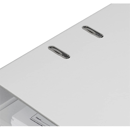 Artikelbild 3 für office discount Ordner weiß Kunststoff 8,0 cm DIN A4, Artikelnummer 501577