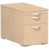 Artikelbild 1 für geramöbel Flex Rollcontainer buche 3 Auszüge 43,8 x 80,0 x 56,5 cm, Artikelnummer 880272