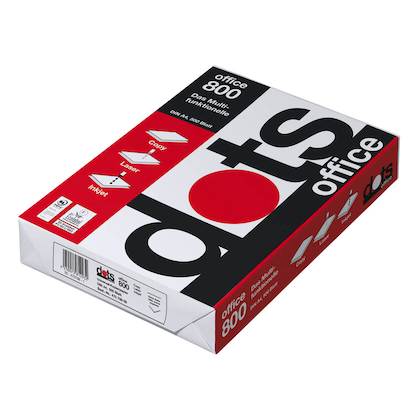 Artikelbild für dots Kopierpapier office 800 DIN A4 75 g/qm 500 Blatt, Artikelnummer 470708