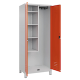 Artikelbild 1 für CP Putzmittelschrank Classic Plus 080110-02 S10036 lichtgrau, reinorange 80,0 x 50,0 x 195,0 cm, aufgebaut, Artikelnummer 175648