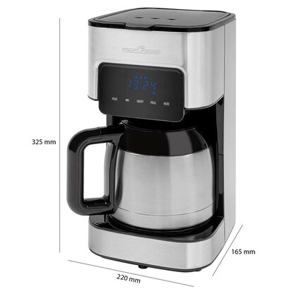 Artikelbild 3 für ProfiCook PC-KA 1191 Kaffeemaschine silber, 8-10 Tassen, Artikelnummer 299467