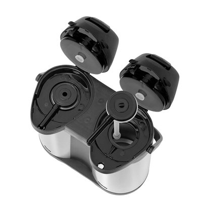 Artikelbild 5 für Bartscher Isolierkannen Duo 1,9L-ST schwarz, silber 2x 1,9 l, Artikelnummer 427058