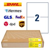 Artikelbild 1 für 600 AVERY Zweckform Versandetiketten weiß 21,0 x 14,8 cm, Artikelnummer 715148