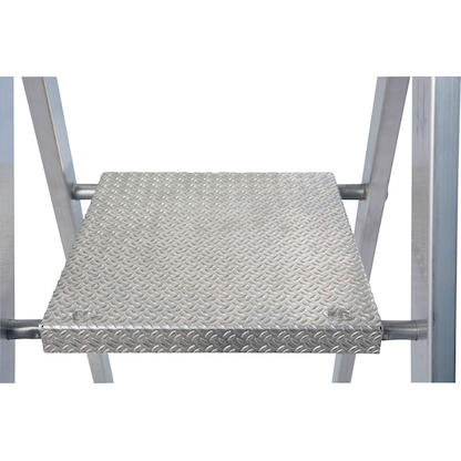 Artikelbild 4 für KRAUSE Stehleiter einseitig MONTO Solido silber 8 Stufen, H: 255,0 cm, Artikelnummer 568910