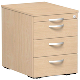 Artikelbild 1 für geramöbel Flex Rollcontainer buche 4 Auszüge 43,0 x 60,0 x 56,5 cm, Artikelnummer 879960