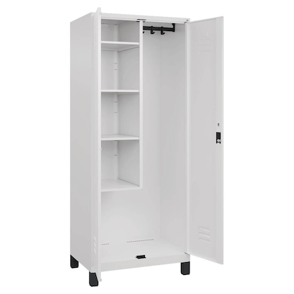 Artikelbild für CP Putzmittelschrank Classic Plus 080110-02 S10035 verkehrsweiß 80,0 x 50,0 x 195,0 cm, aufgebaut, Artikelnummer 175651