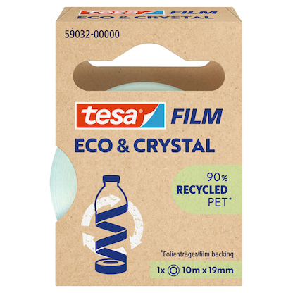 Artikelbild 3 für tesa ECO & CRYSTAL 59032 Klebefilm transparent 19,0 mm x 10,0 m 1 Rolle, Artikelnummer 176778
