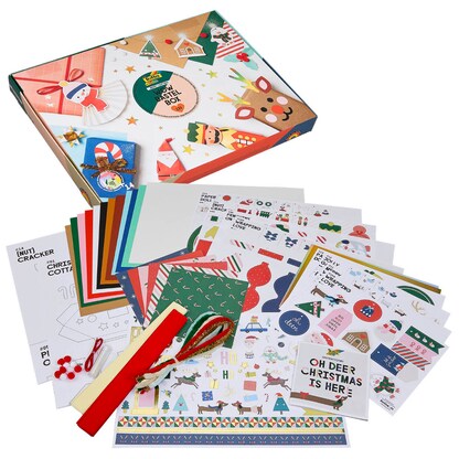 Artikelbild 23 für folia Bastelset Weihnachten 54-tlg. mehrfarbig, Artikelnummer 794972