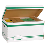 Artikelbild 1 für 10 Cartonia Archivcontainer weiß 54,8 x 36,4 x 26,8 cm, Artikelnummer 104018