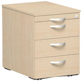 Artikelbild 1 für geramöbel Flex Rollcontainer ahorn 4 Auszüge 43,0 x 60,0 x 56,5 cm, Artikelnummer 879977