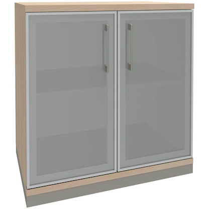 Artikelbild 24 für fm Aktenschrank Oldenburg, 4260429767595 akazie, Acrylglas satiniert 1 Fachboden 80,0 x 44,2 x 78,1 cm, Artikelnummer 565164