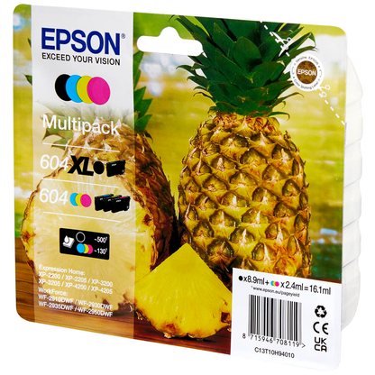 Artikelbild 4 für EPSON 604/604XL T10H94 schwarz, cyan, magenta, gelb Druckerpatronen, 4er-Set, Artikelnummer 784742