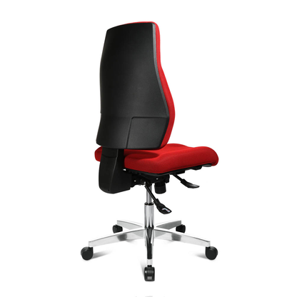 Artikelbild 4 für Topstar Bürostuhl Point 91, PI99GBC1 Stoff rot, Gestell alu, Artikelnummer 324731