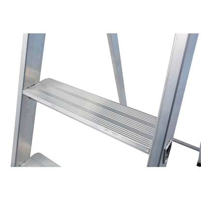 Artikelbild 5 für KRAUSE Stehleiter einseitig MONTO Solido silber 8 Stufen, H: 255,0 cm, Artikelnummer 568910