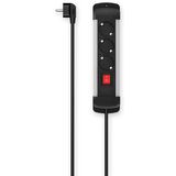 Artikelbild 1 für hama 3-fach Steckdosenleiste mit Schalter 1,5 m schwarz, Artikelnummer 840262