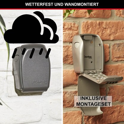 Artikelbild 3 für Master Lock® 5415EURD Schlüsseltresor silber Zahlenschloss, Artikelnummer 727554