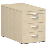 Artikelbild 1 für geramöbel Flex Rollcontainer ahorn 4 Auszüge 43,8 x 80,0 x 56,5 cm, Artikelnummer 880229