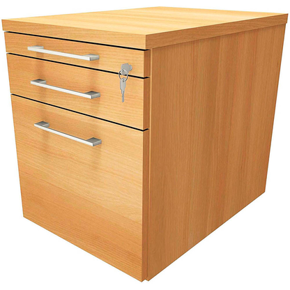 Artikelbild für fm Oldenburg Rollcontainer buche 3 Auszüge 43,4 x 60,0 x 54,0 cm, Artikelnummer 138034