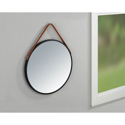 Artikelbild 4 für WENKO Spiegel Borrone schwarz 40,0 cm 40,0 cm, Artikelnummer 531271