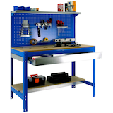 Artikelbild 1 für Simonrack Werkbank SIMONWORK BT3 BOX 1500 blau 1 Schublade 151,0 x 61,0 x 144,5 cm, Artikelnummer 786576