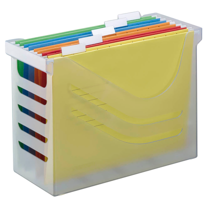 Artikelbild 6 für Jalema Hängeregistraturkorb mit Mappen Silky Touch transparent, Artikelnummer 193884