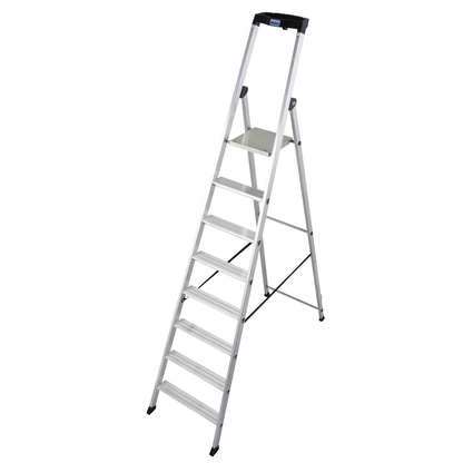 Artikelbild 13 für KRAUSE Stehleiter einseitig MONTO Solido silber 8 Stufen, H: 255,0 cm, Artikelnummer 568910