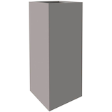 Artikelbild 1 für fm Pflanzkübel Plant Holz lichtgrau rechteckig 38,0 x 90,0 cm, Artikelnummer 352332