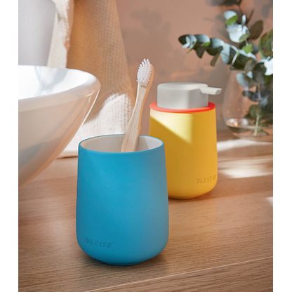 Artikelbild 4 für AKTION: LEITZ Stiftehalter Cosy blau Keramik 8,7 x 8,7 x 10,8 cm mit Prämie nach Registrierung, Artikelnummer 651941