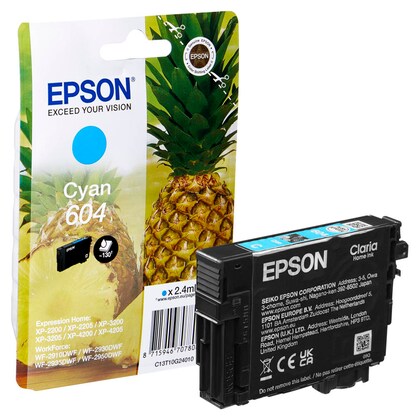 Artikelbild 6 für EPSON 604/T10G24 cyan Druckerpatrone, Artikelnummer 784647