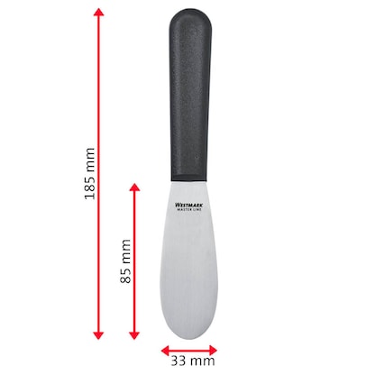 Artikelbild 5 für WESTMARK Buttermesser Master Line schwarz, silber, Klinge: 8,5 cm, 1 St., Artikelnummer 213449