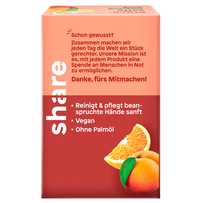 Artikelbild 2 für share Pfirsich & Orange Feste Seife 100,0 g, Artikelnummer 414009
