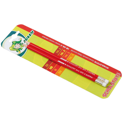 Artikelbild 5 für JOLLY Bleistifte HB rot mit Radierer, 2 St., Artikelnummer 348504