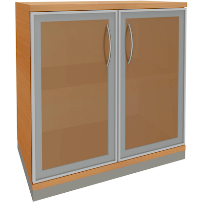 Artikelbild 20 für fm Aktenschrank Sidney, 4260267329115 buche, Acrylglas satiniert 1 Fachboden 80,0 x 44,2 x 78,1 cm, Artikelnummer 564991