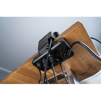 Artikelbild 2 für brennenstuhl estilo Duplex USB 10-fach Tischsteckdose 2,0 cm schwarz, Artikelnummer 482552