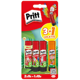 Artikelbild 1 für 3 + 1 GRATIS: 3 Pritt Klebestifte 3x 11,0 g + GRATIS Klebestift 10,0 g, Artikelnummer 253132