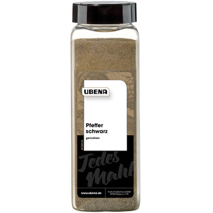 Artikelbild 16 für UBENA Pfeffer schwarz gemahlen Gewürz, 600,0 g, Artikelnummer 623437