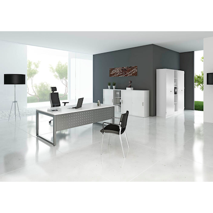 Artikelbild 5 für HAMMERBACHER RSI16 Sichtblende grau 148,2 x 35,0 cm, Artikelnummer 859153