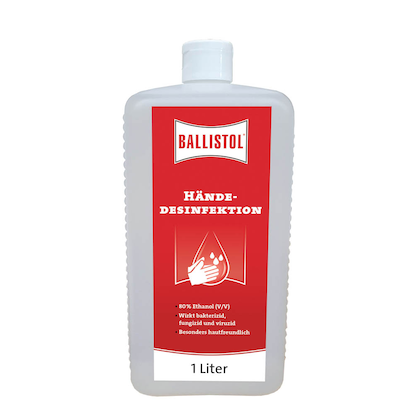 Artikelbild 18 für BALLISTOL Händedesinfektionsmittel 1,0 l, Artikelnummer 841241